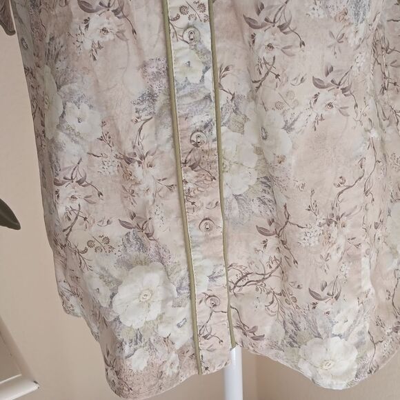 Enyro Softly Spoken Blouse. Retro. Cotton - Picture 4 of 13